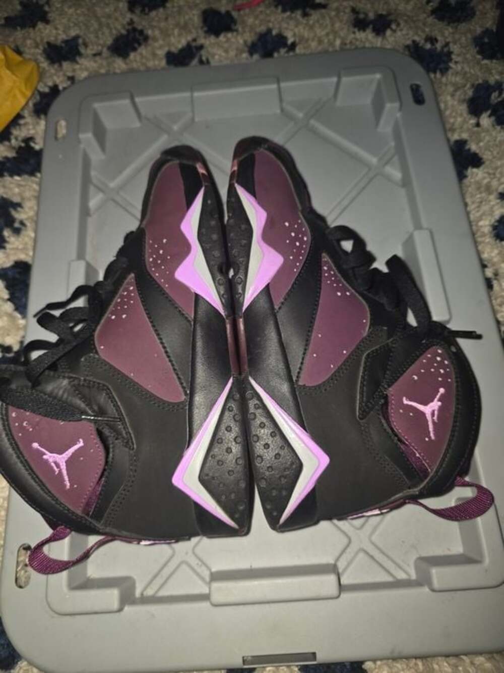 Jordan Women’s Sneakers in Black, Purple & Pink